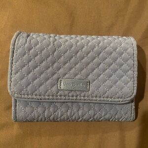 Vera Bradley Quilted Gray Wallet